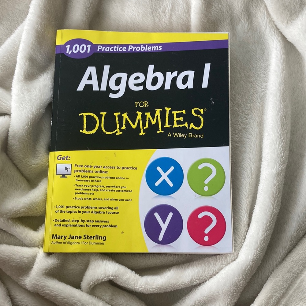 Algebra 1 For Dummies Teaching Book